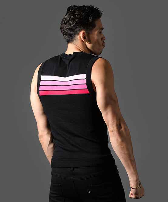 Knit Stripe Sleeveless